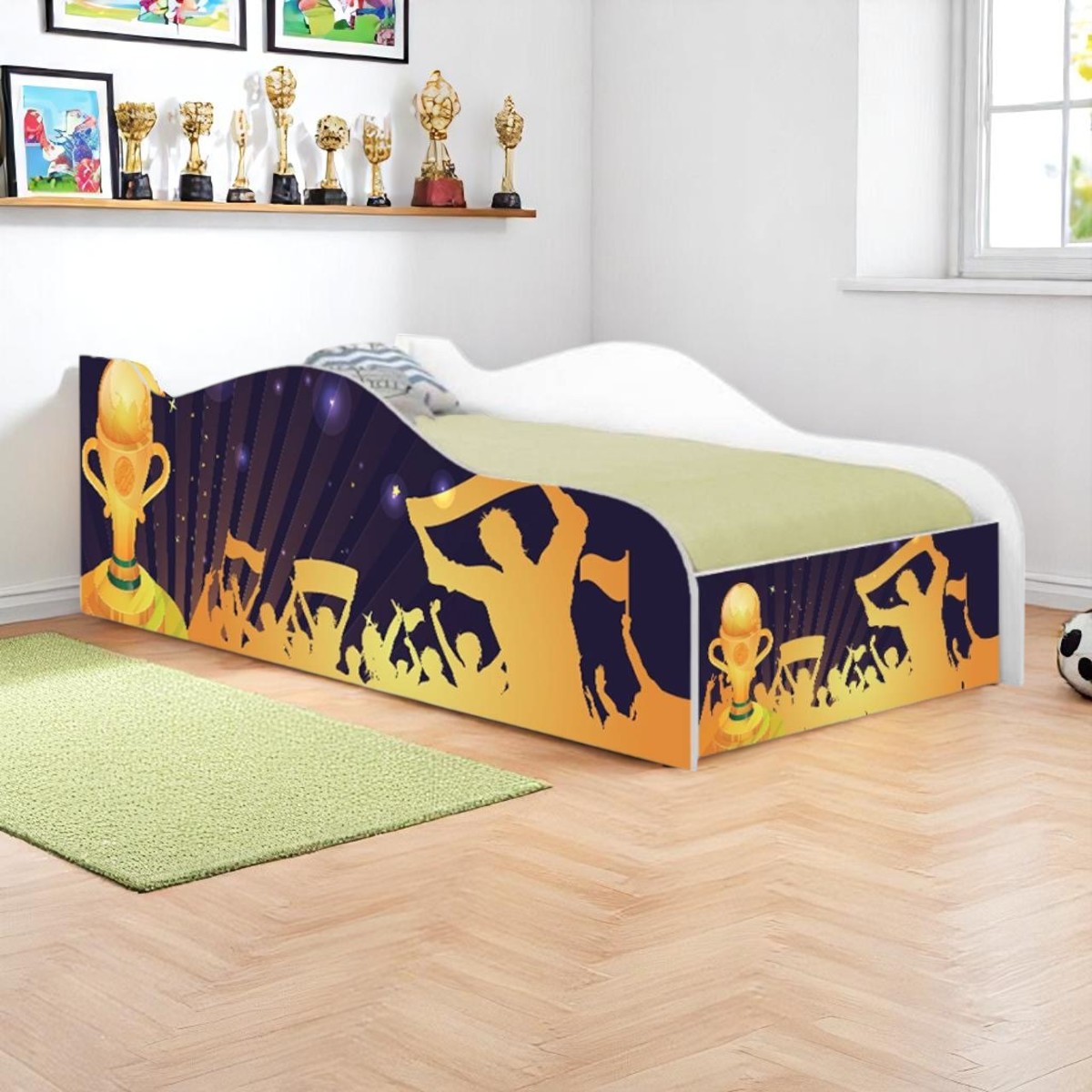 Cama Mobili Infantil Futebol Troféu - DDCKMCB1461PR