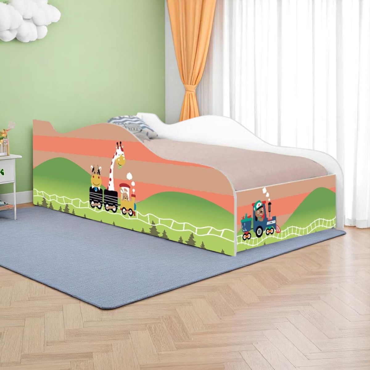 Cama Mobili Infantil Trenzinho - DDCKMCB1434PR