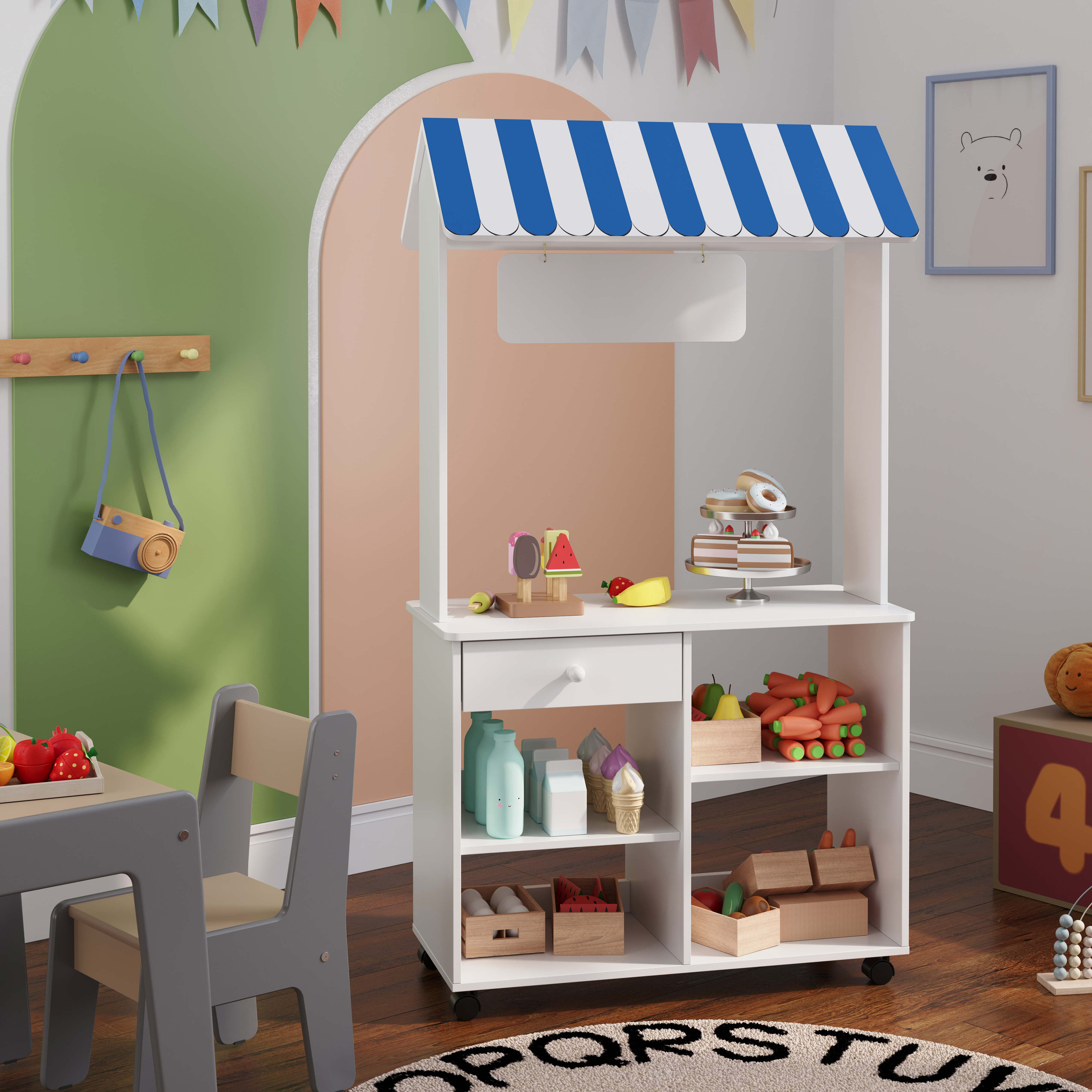 Lojinha Infantil Branco Azul - DDCOFT320252