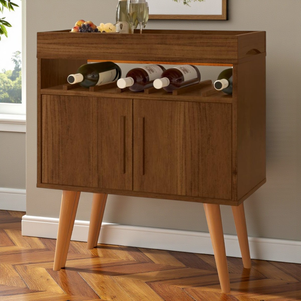 Aparador Adega Denver Canela - DDCOFT312486