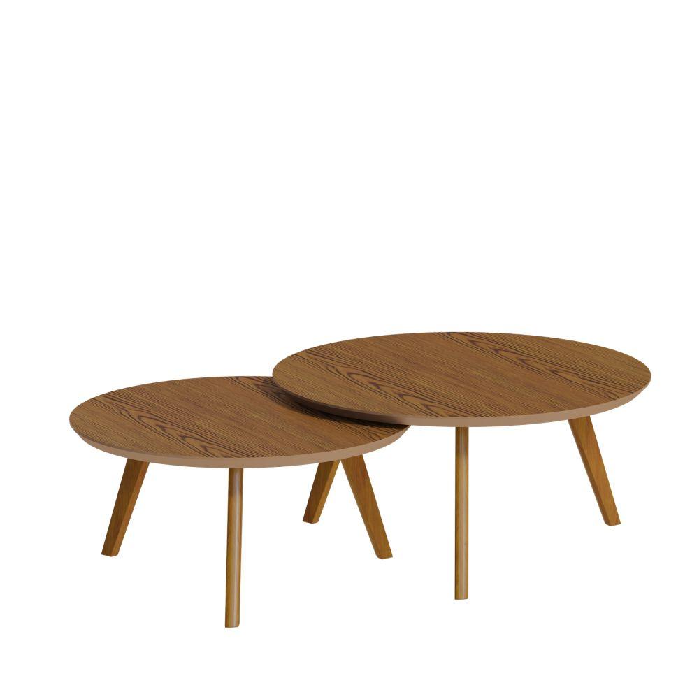 Conjunto Mesa Centro Classic Freijo - DDCOFT401713