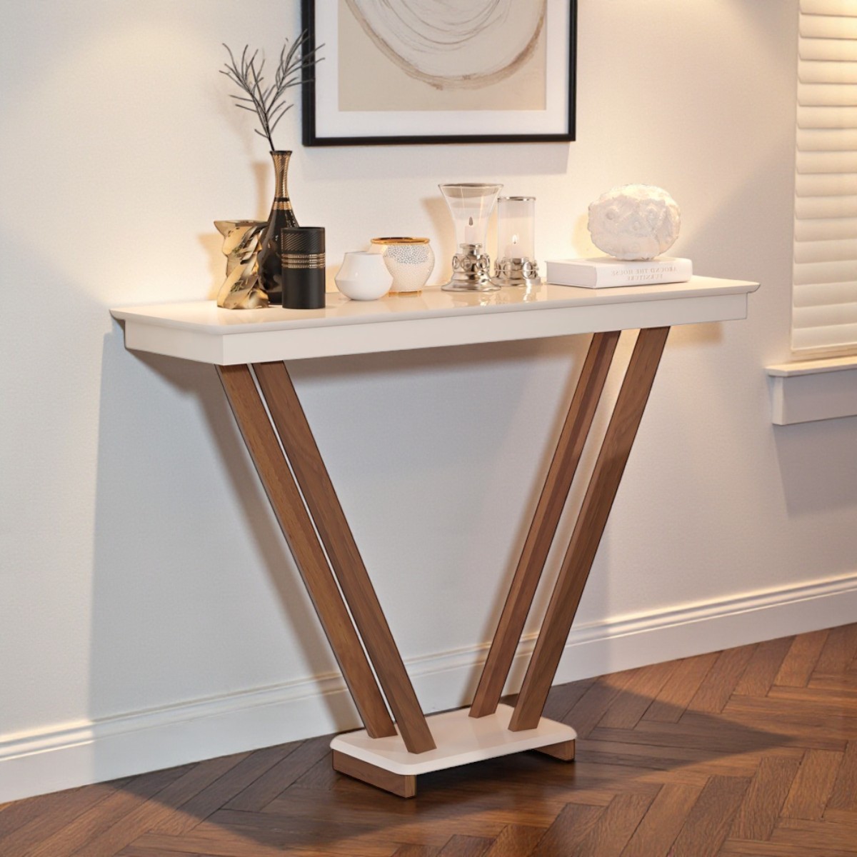 Aparador V Design Off White - DDCOFT307512