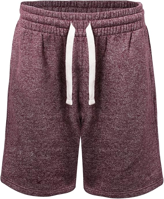 PROGO USA Men’s Shorts – Classic Fleece Workout Shorts - Men Shorts Casual with Elastic Waist