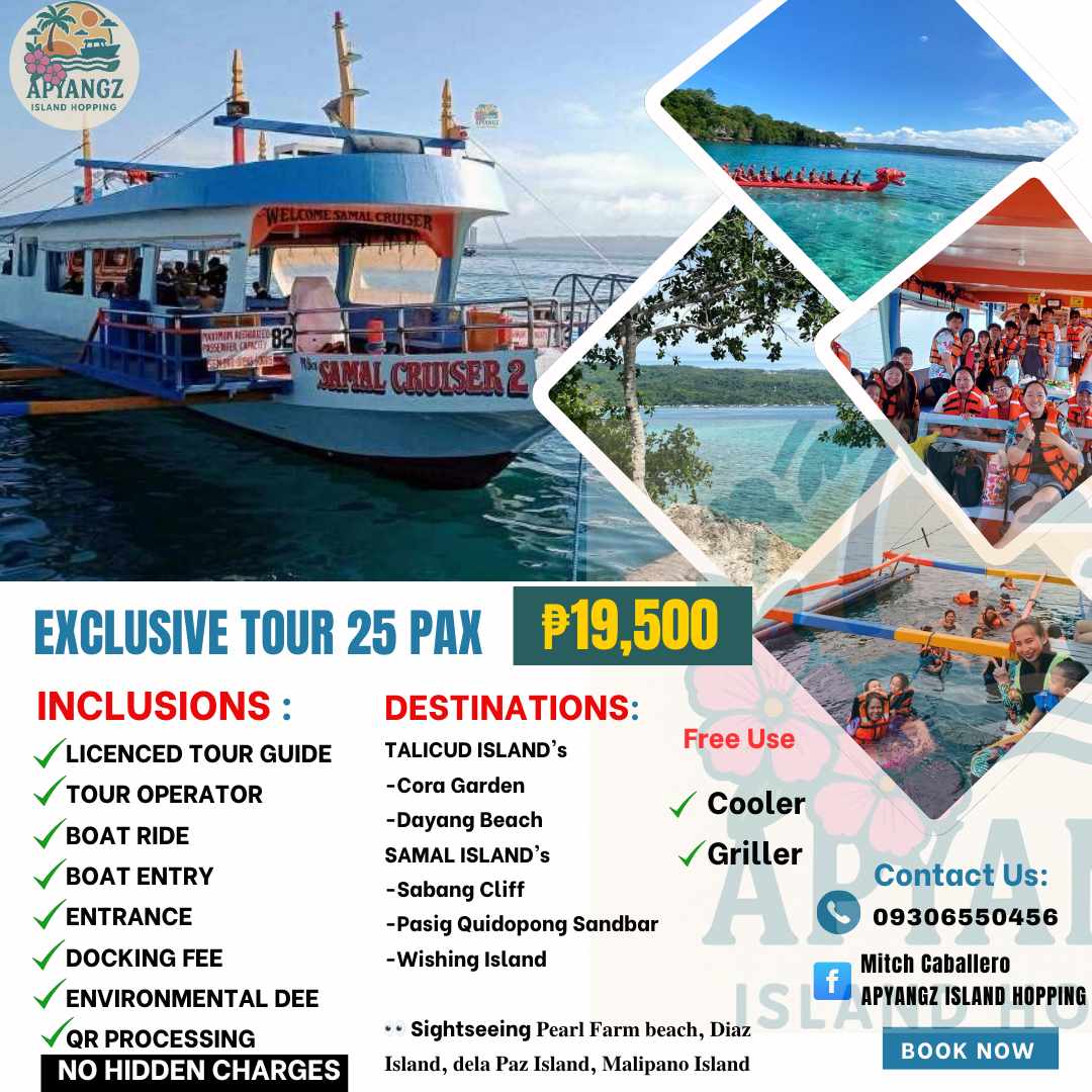 Exclusive Island Hopping Tour for 25 Pax