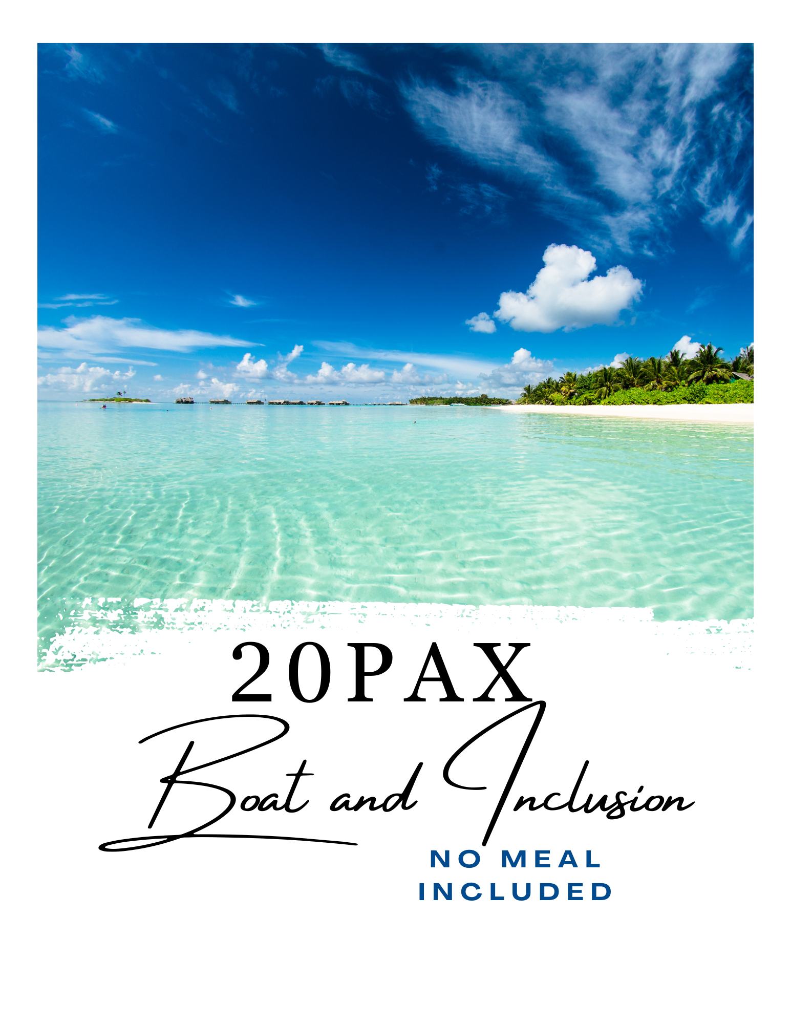 Island Boat Tour and Inclusion for 20 People