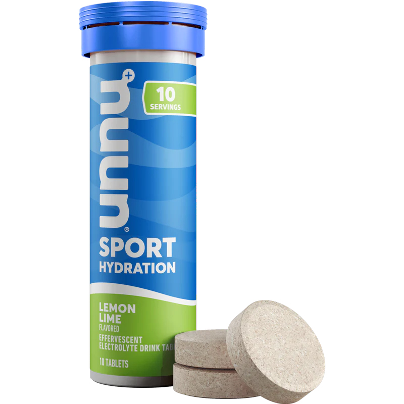 TUBO DE 10 PASTILLAS EFERVESCENTE CON ELECTROLITOS NUUN SPORT 