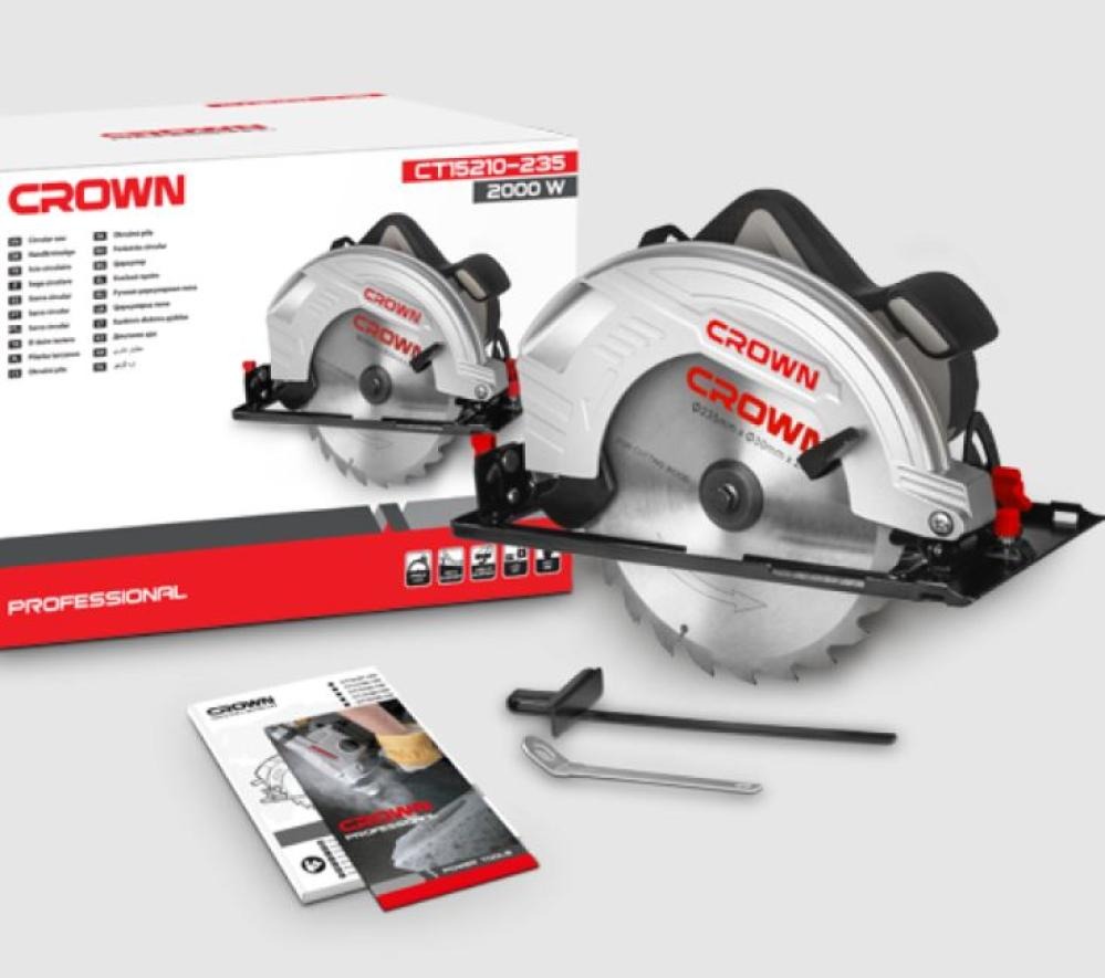 Crown Circular Saw CT15210-235 2000W