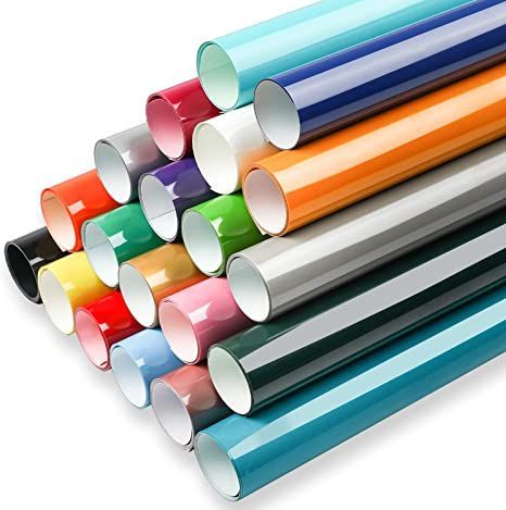 2 Assorted HTV Colored Vinyl Rolls