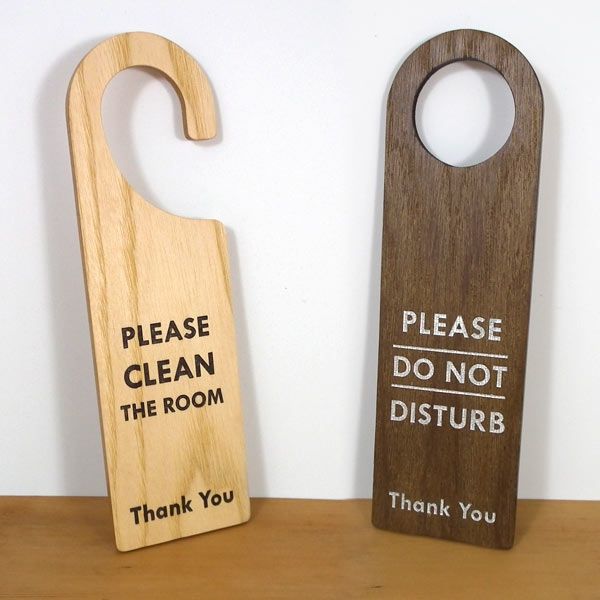 Wooden Door Hanger Signs