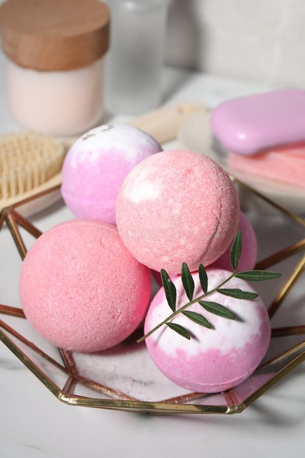Pink Bath Bombs