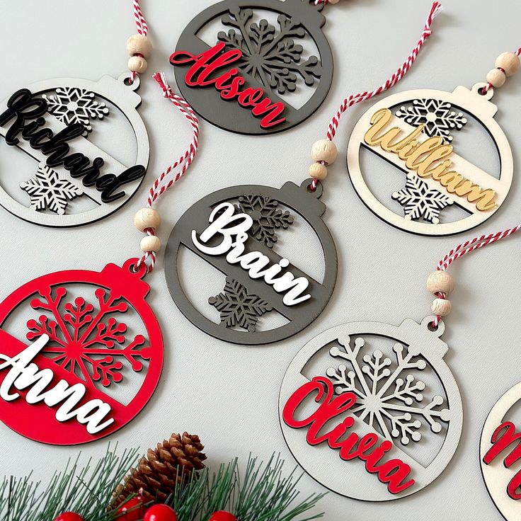 Personalized Christmas Ornaments