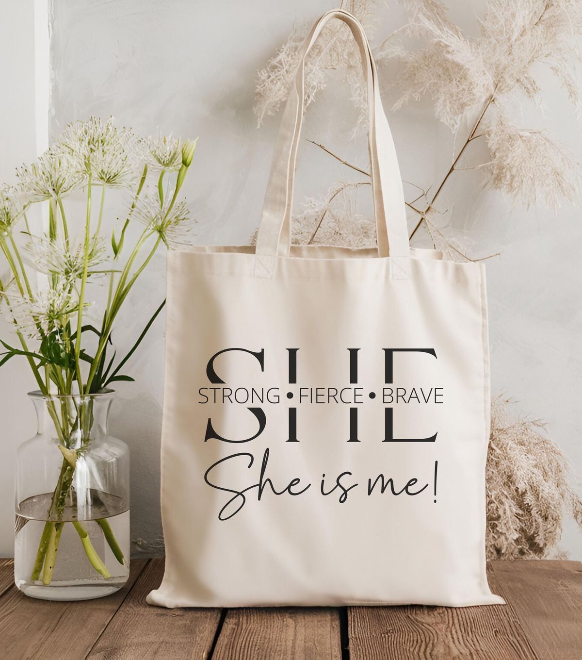 Inspirational Canvas Tote Bag