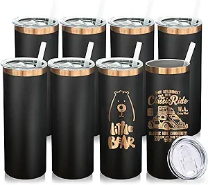 Black Stainless Steel Tumblers