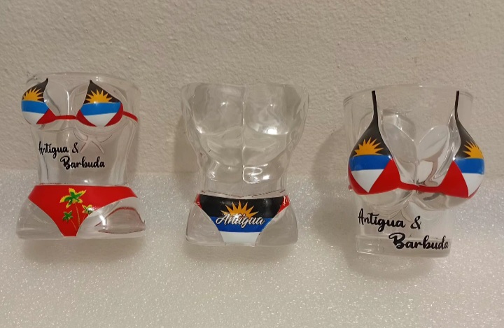 Antigua & Barbuda Bikini Shot Glasses