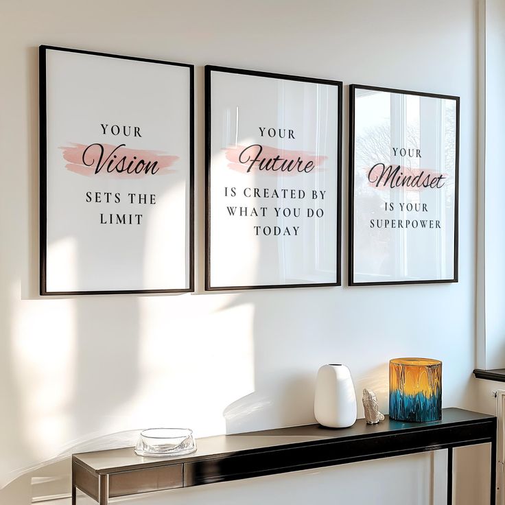 Inspirational Wall Art Set