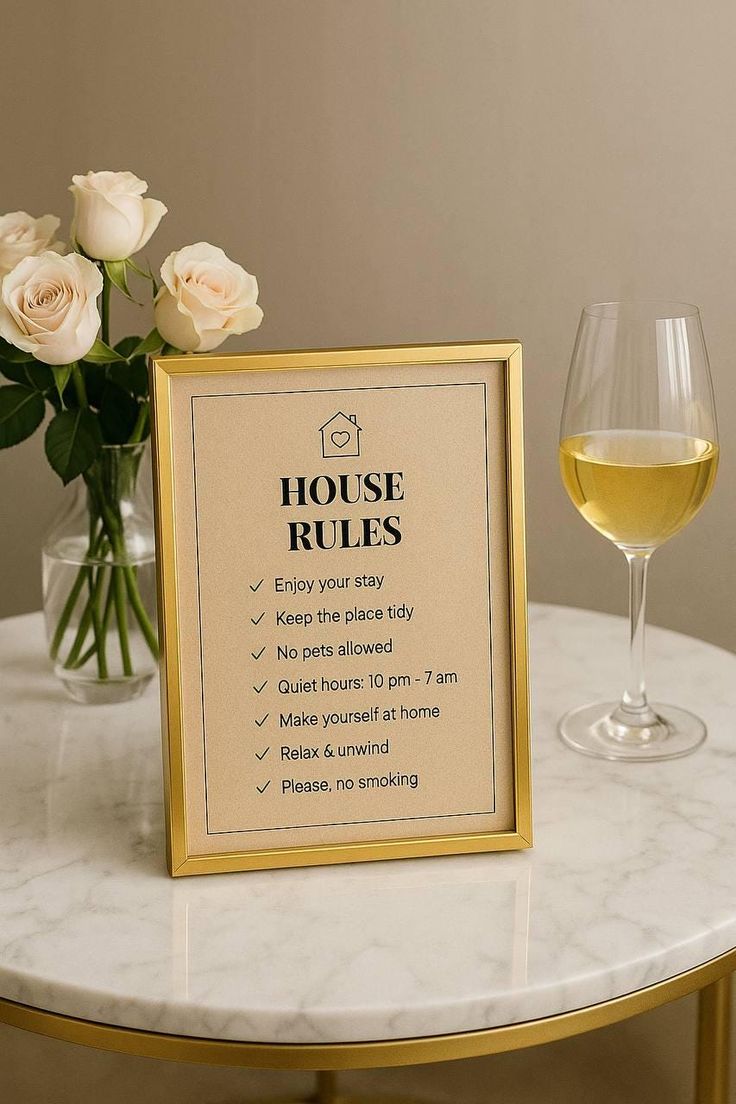 Thank You For Staying With Us Sign