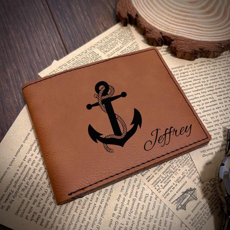 Personalized Leather Wallet