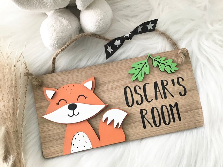 Personalized Wooden Room Door Sign