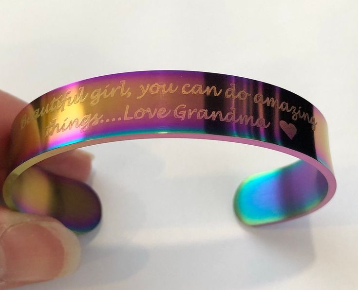 Personalized Stainless Steel Engraved Bracelets