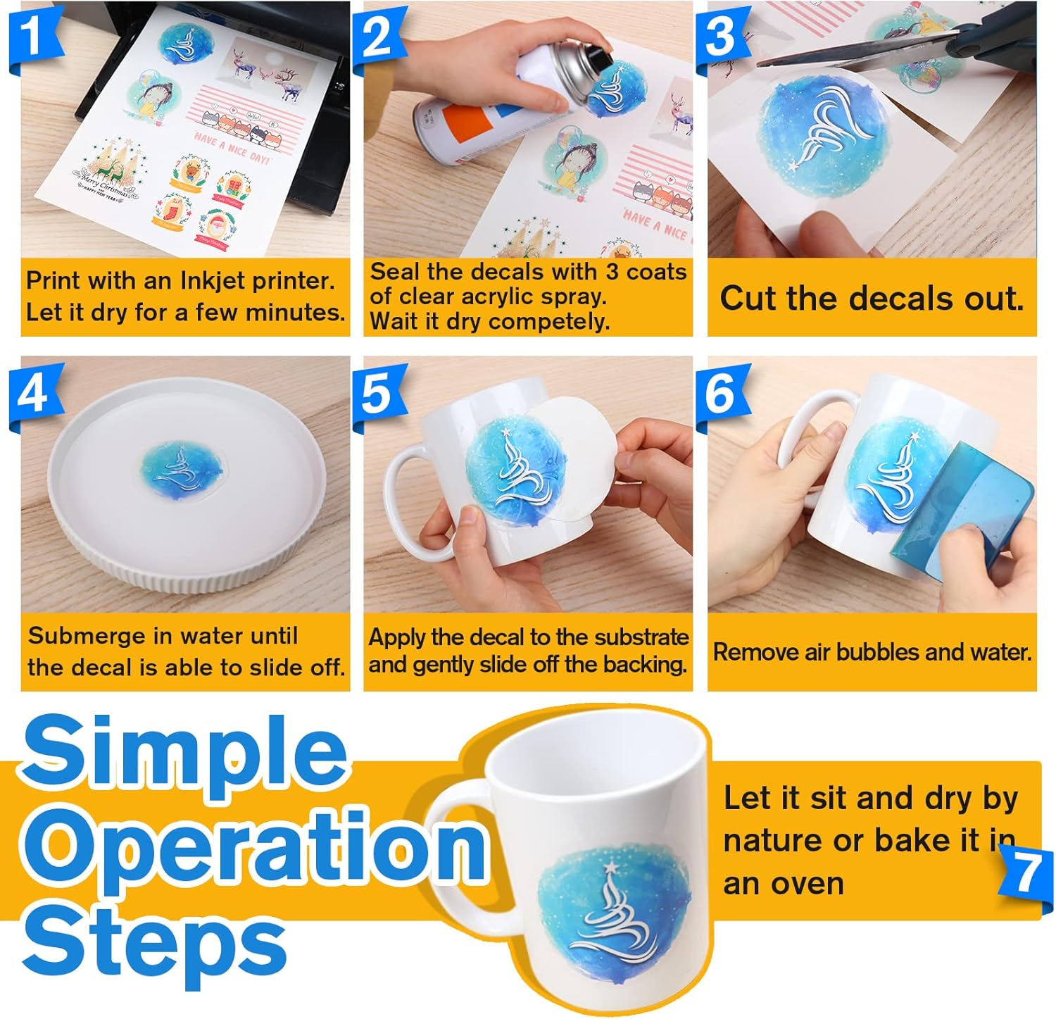 Waterslide Decal Paper