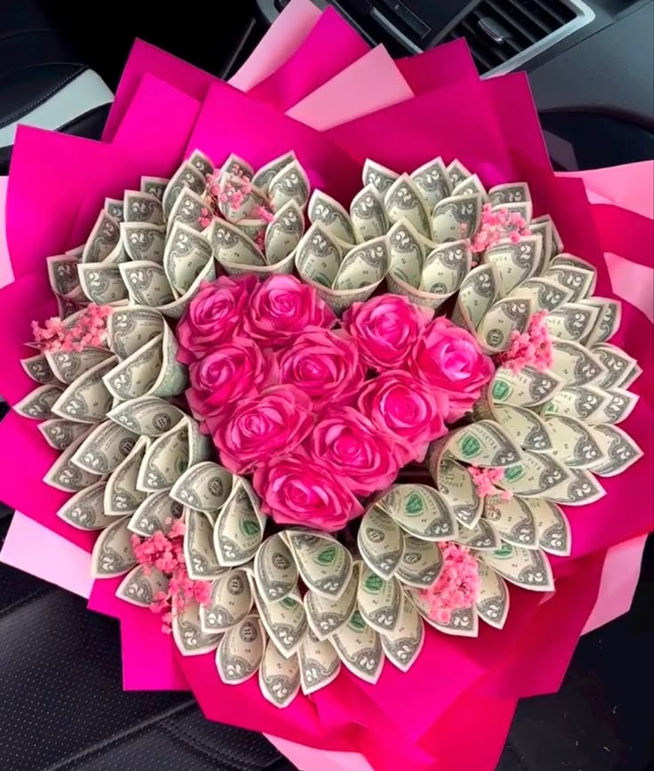 Luxury Rose and Money Bouquet