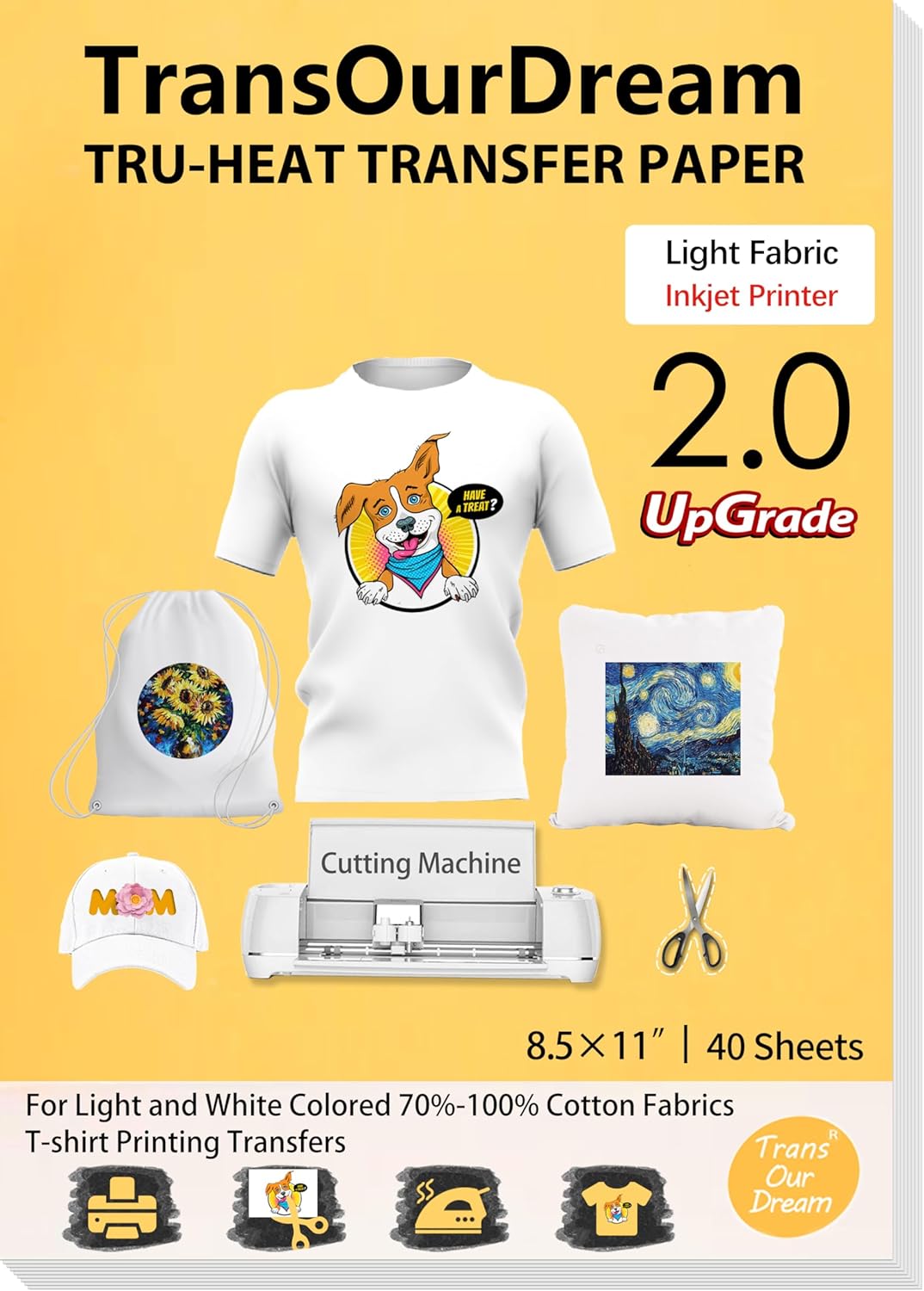 Printable Heat Transfer Vinyl Sheets