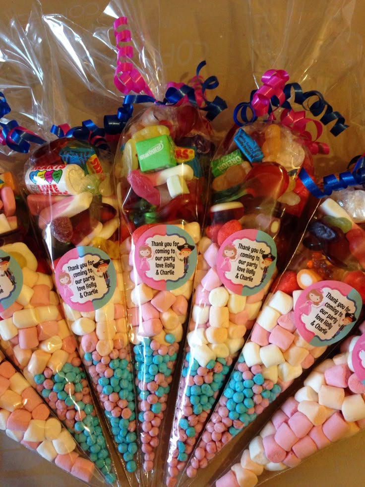 Candy Cone Treat Bags