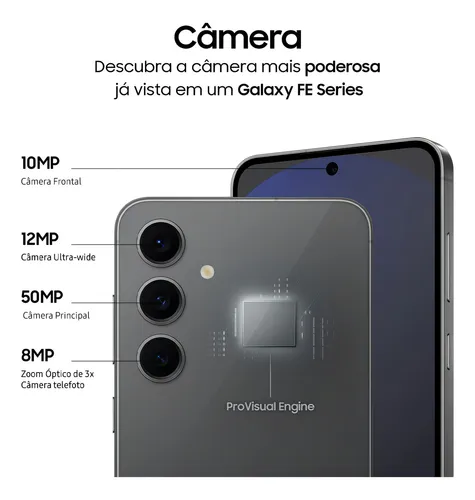 Teléfono celular Samsung Galaxy S24 Fe 5g.