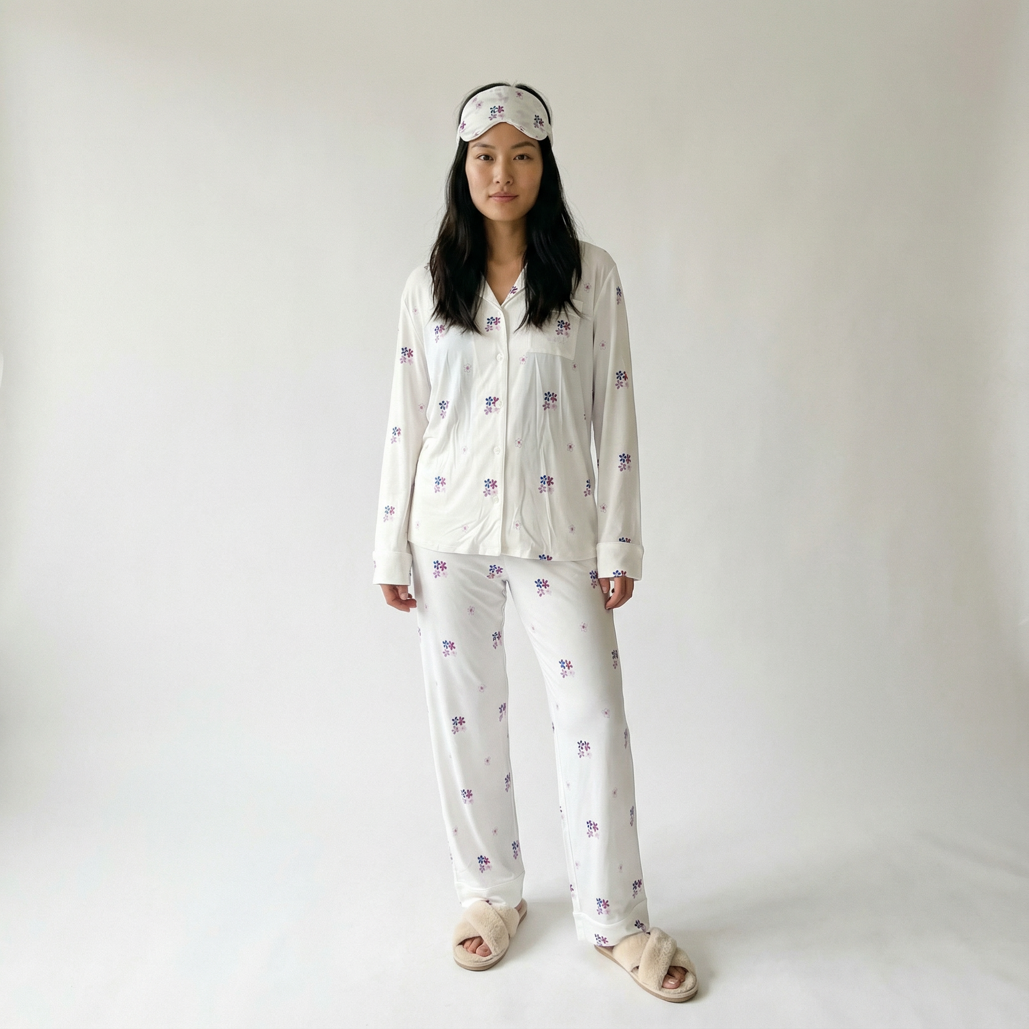 Bloom Bamboo Long Sleeve Pyjama Set