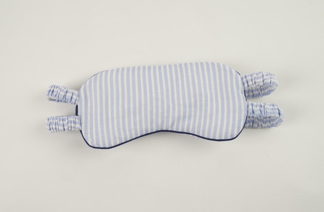 Blue Striped Bamboo Hemp Long Sleeve Pyjama Set