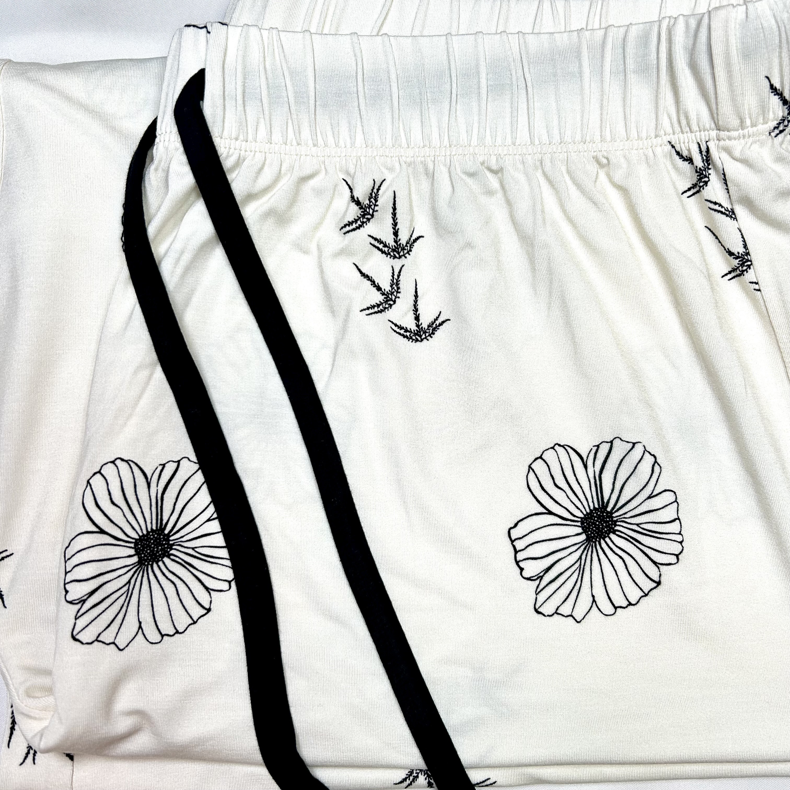 Ivory Bamboo Long Sleeve Pyjama Set