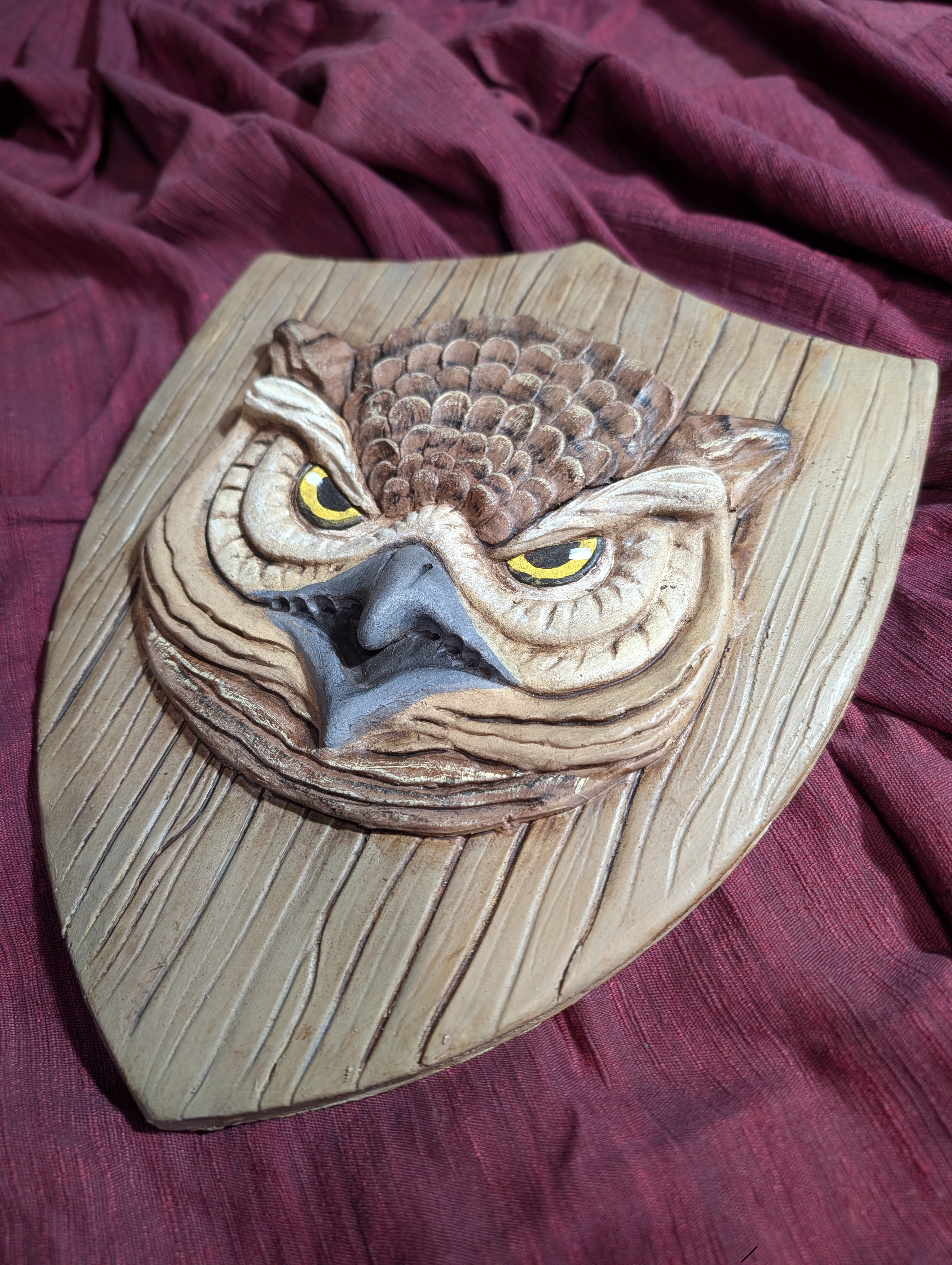 Owl-Bear Plaque