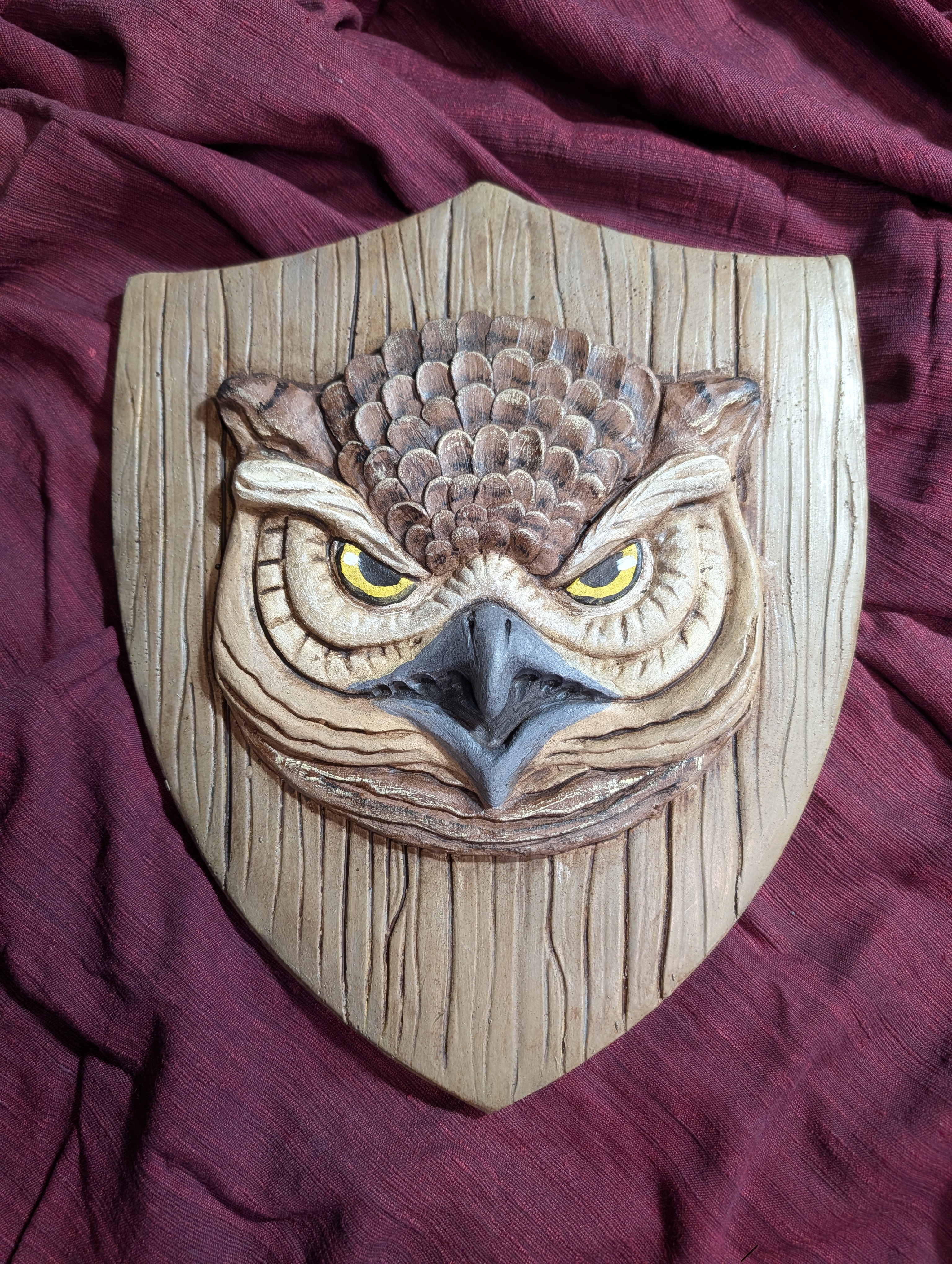Owl-Bear Plaque