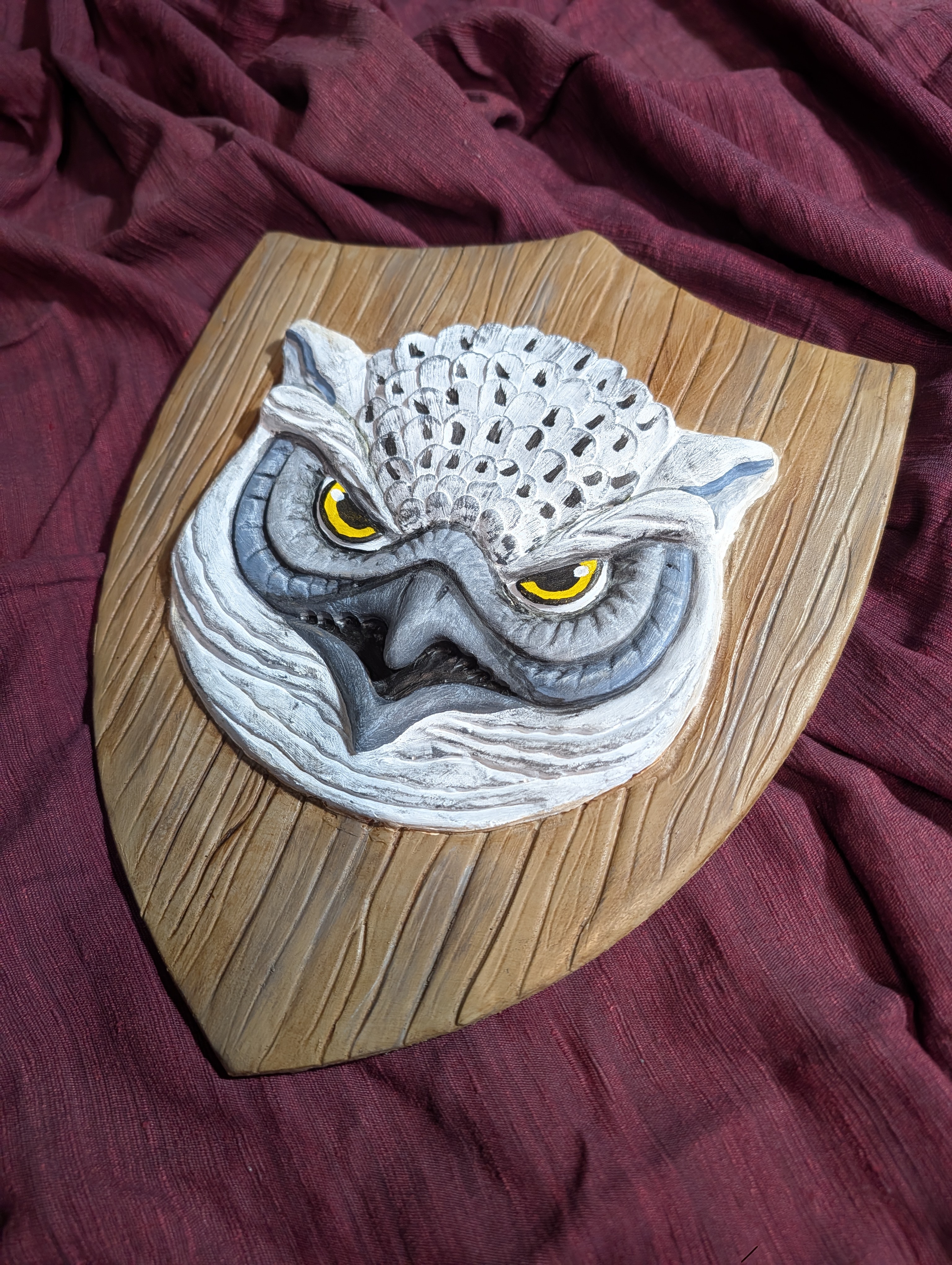 Owl-Bear Plaque