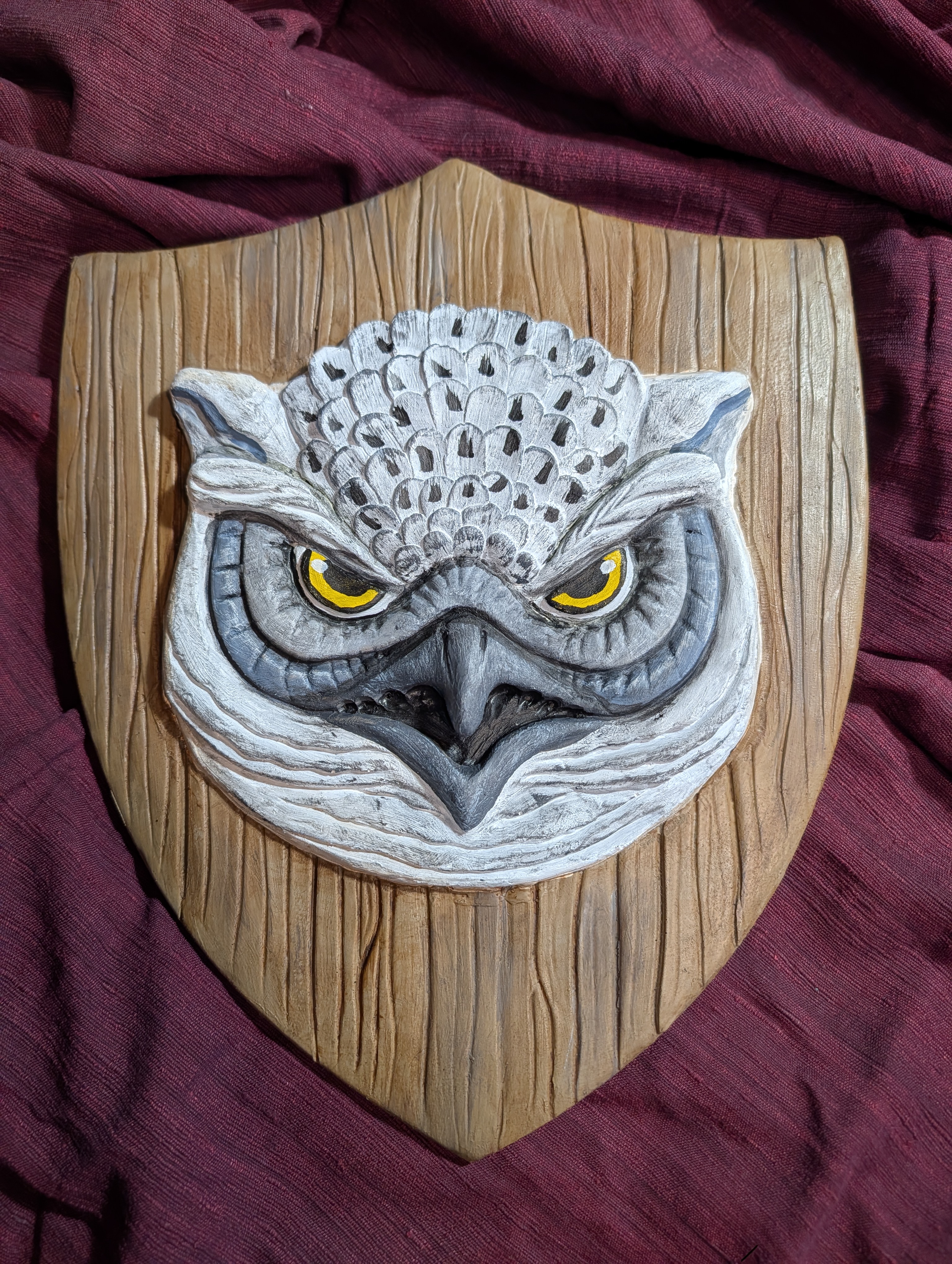 Owl-Bear Plaque