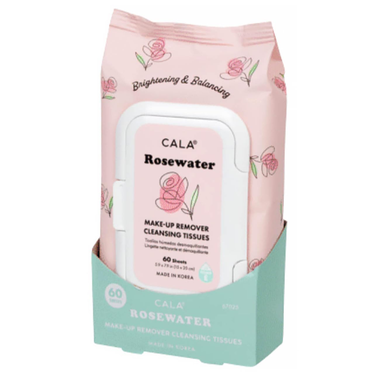 CALA Rosewater Make-Up Remover Cleansing Tissues
