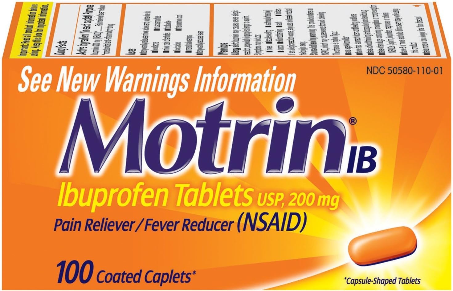 Motrin IB Ibuprofen Tablets