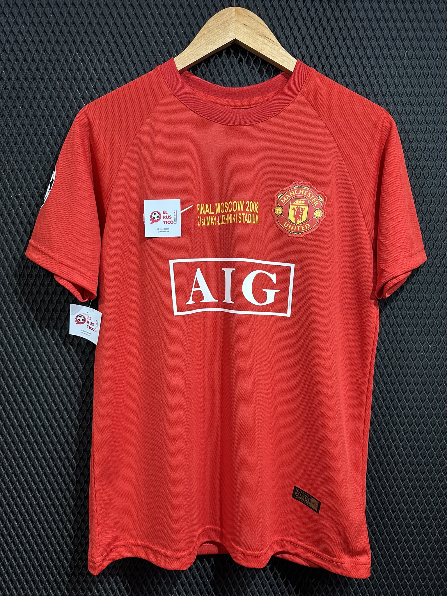 Camiseta Manchester United Final Moscú 2008