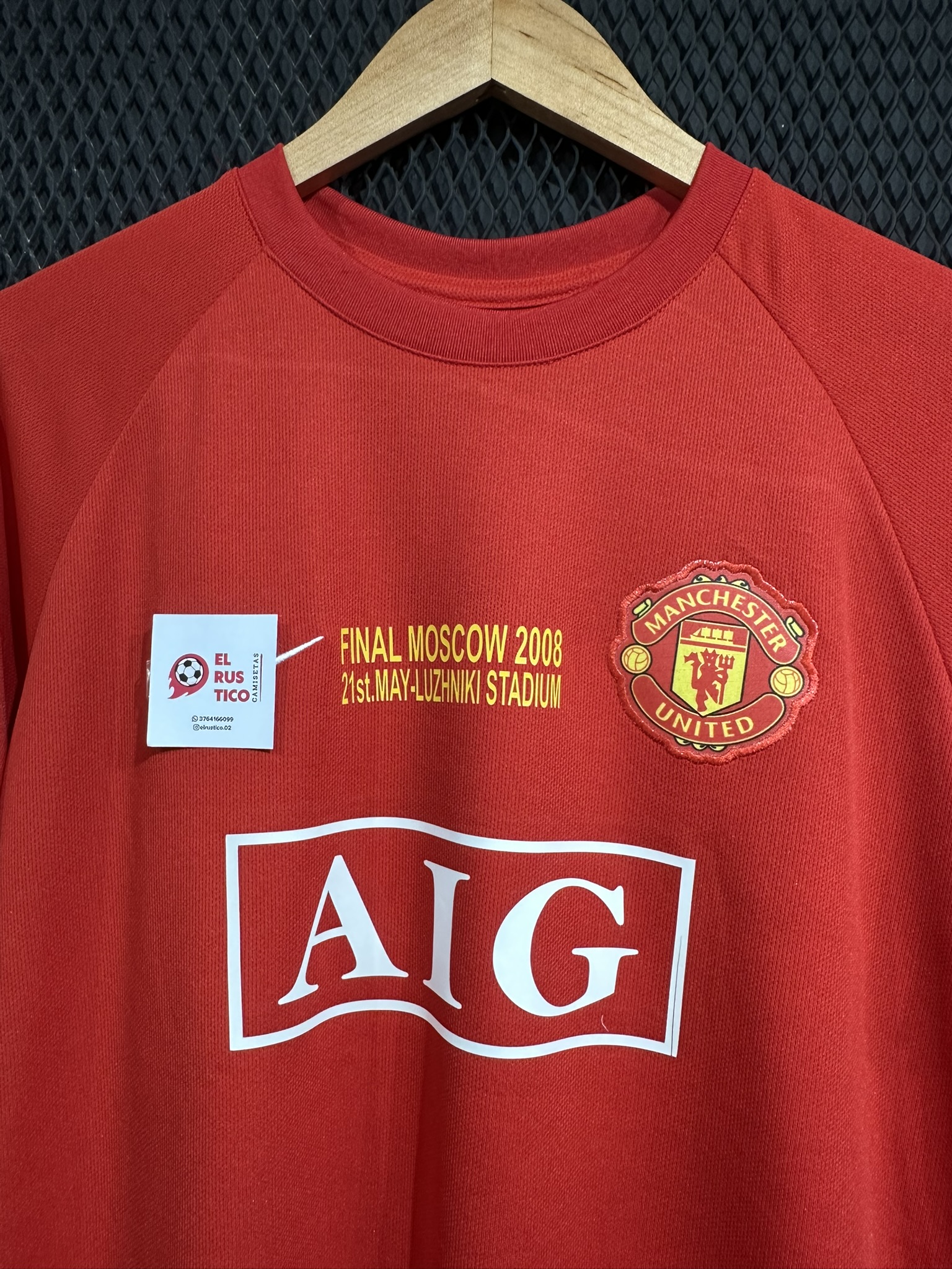 Camiseta Manchester United Final Moscú 2008