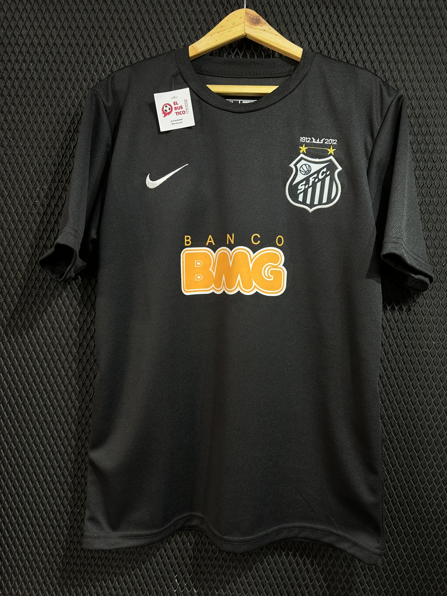 Camiseta Santos FC negra 2011