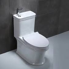 Modern toilet with integrated sink