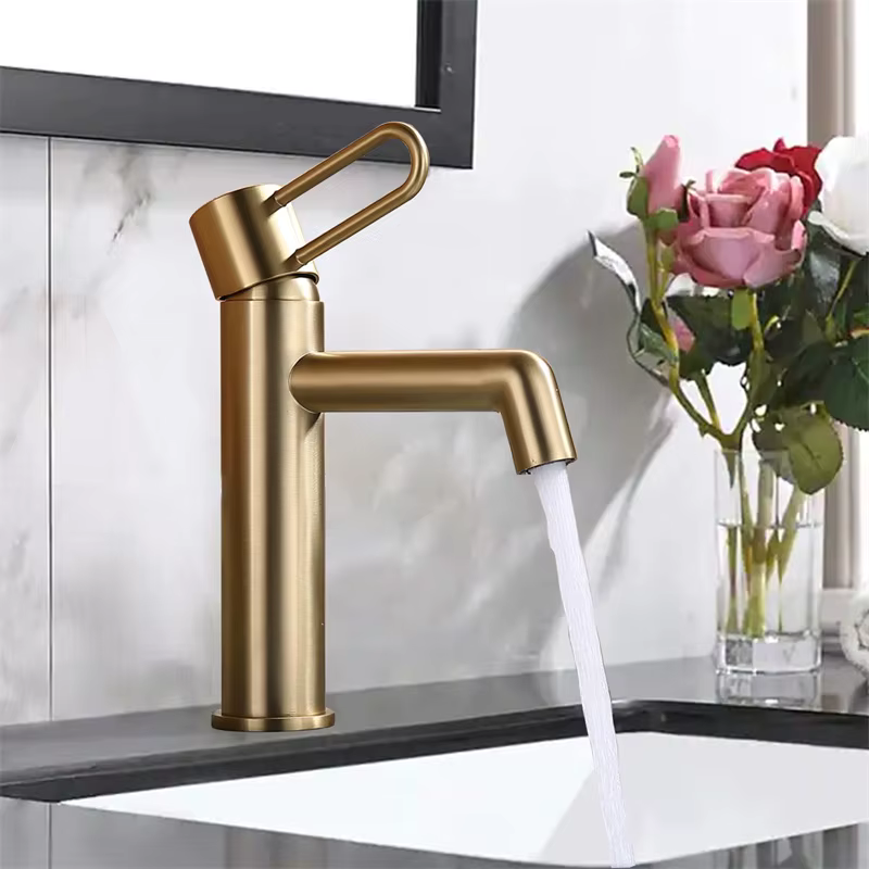 Modern Brass Bathroom Faucet