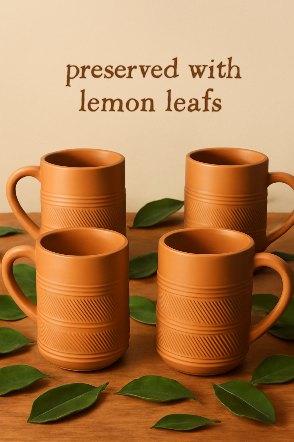 Krishak Bharti Barrel Style Clay Mug – 400ml