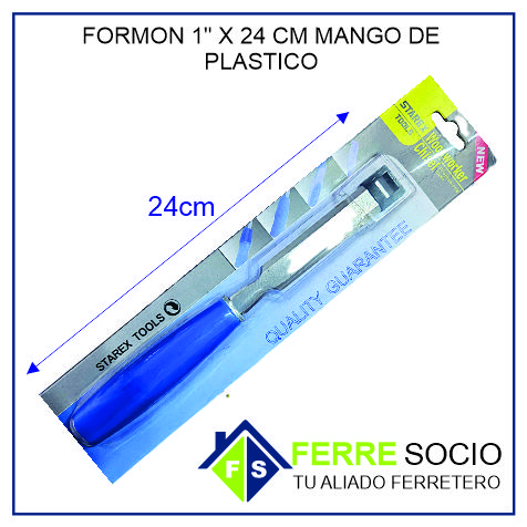 FORMON 1 X 24 CM MANGO PLASTICO