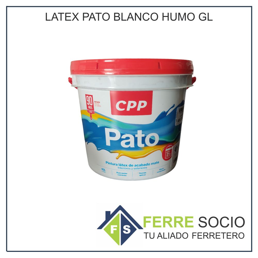 LATEX PATO BLANCO HUMO GL