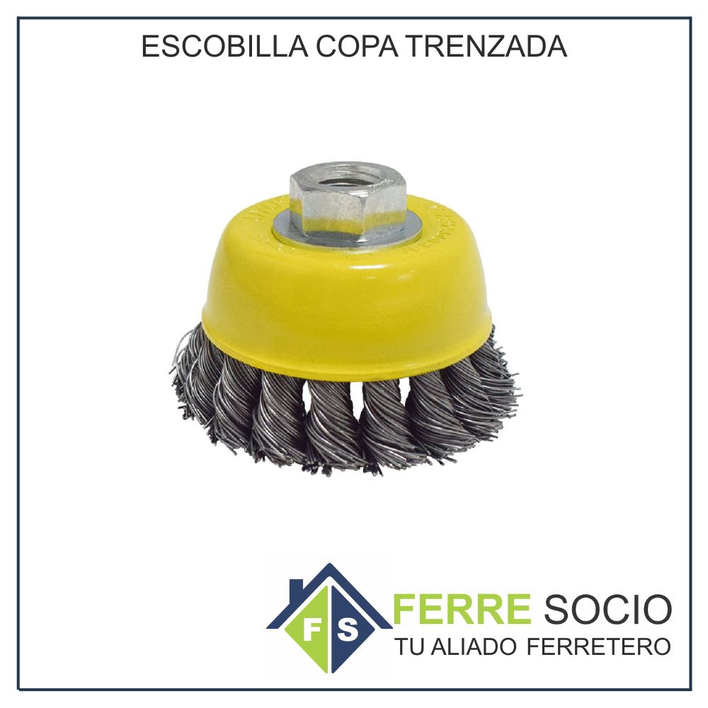 ESCOBILLA COPA TRENZADA