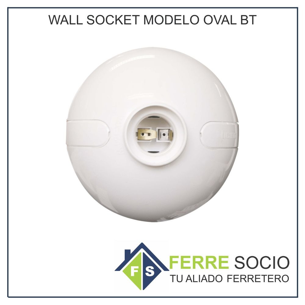 WALL SOCKET MODELO OVAL BT