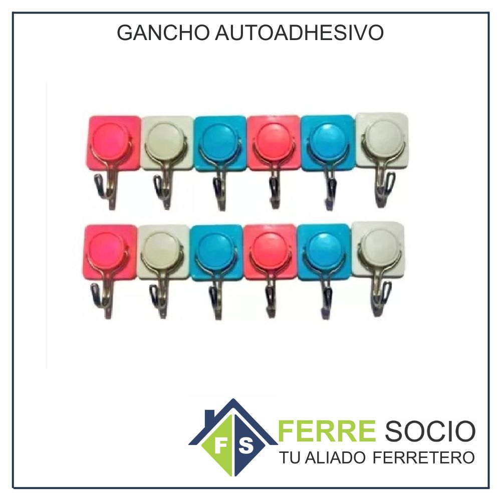 GANCHO AUTOADHESIVO