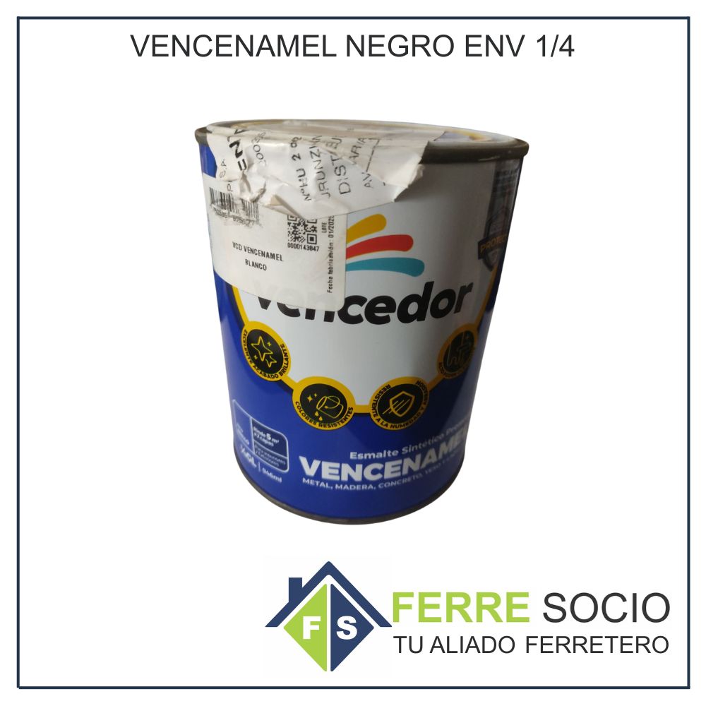 VENCENAMEL NEGRO ENV 1/4