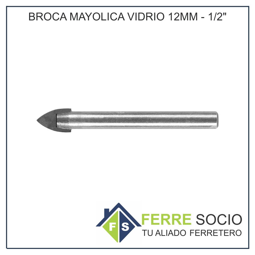 BROCA MAYOLICA VIDRIO 12MM - 1/2"